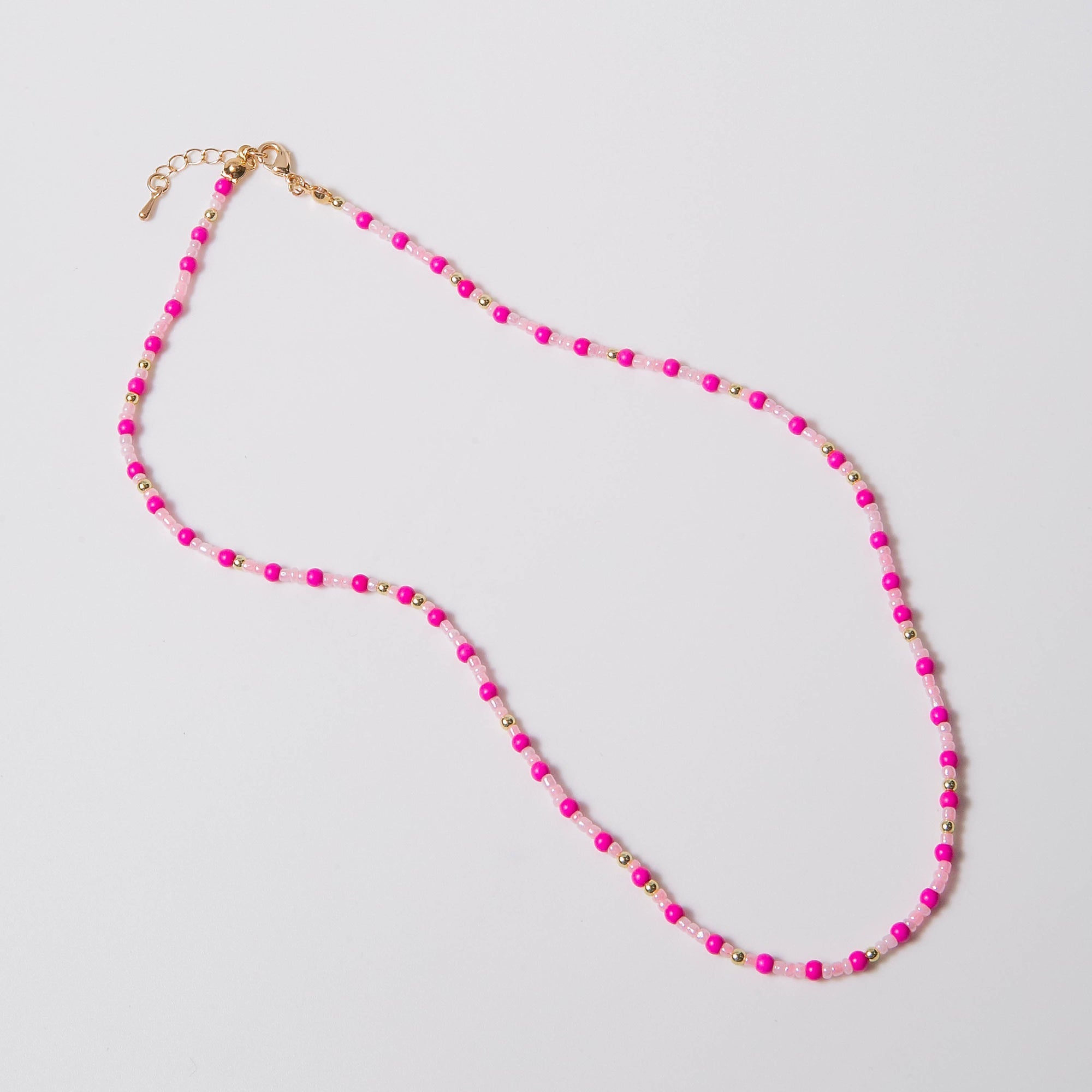 Coastal Grit Pink Passion Island Girl Necklace