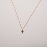 Coastal Grit Protector Cross Necklace