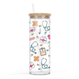 Cold Brew Glass Nursing Icons - 24oz.