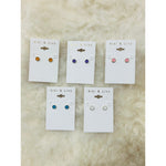 Color Smiley Studs