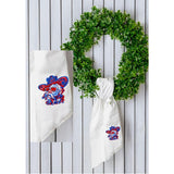 Colorful Rebel Mascot Wreath Sash