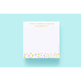 Confetti Sticky Note Cube