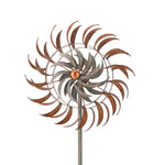 Copper Petal Rotating Wind Spinner 24"