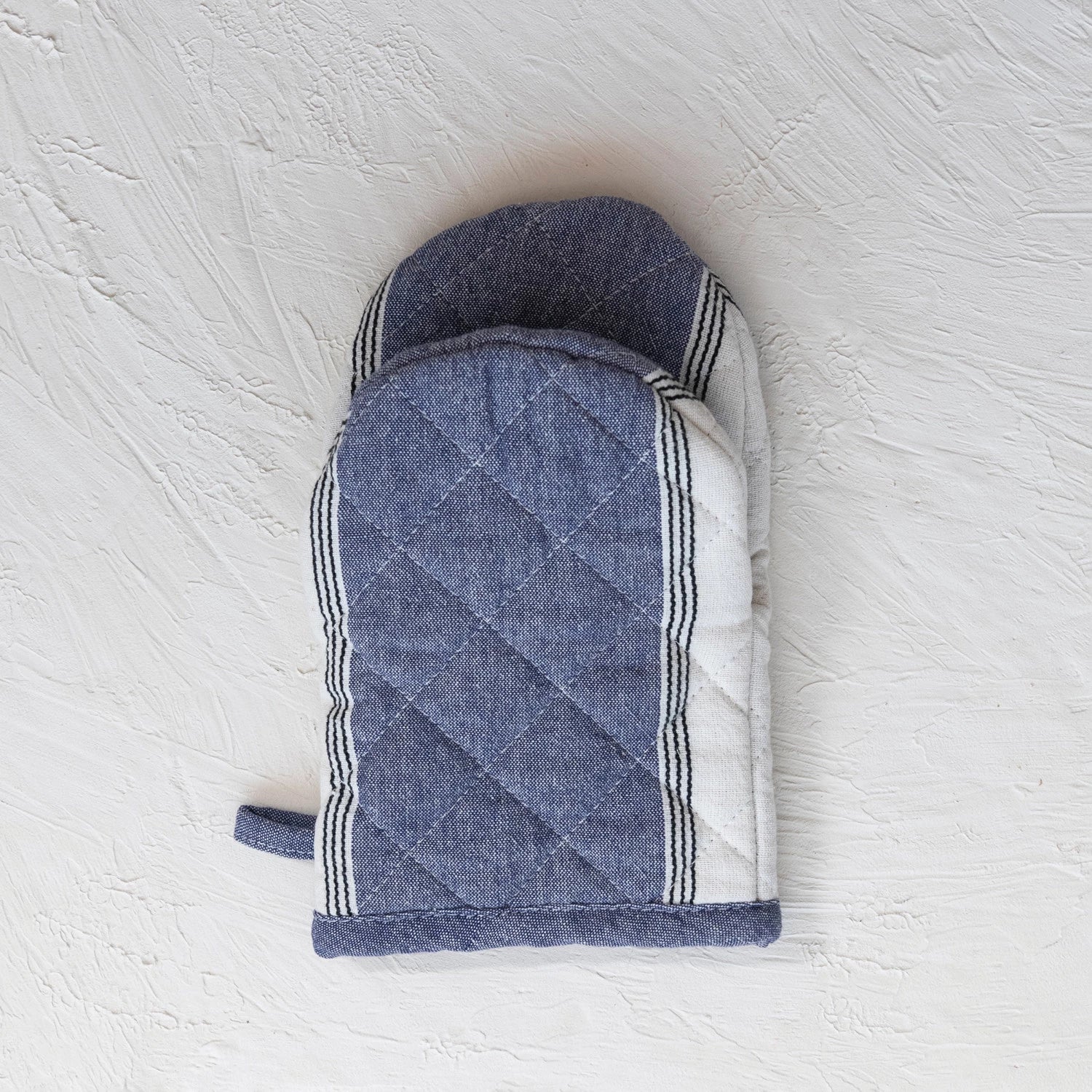 Cotton Oven Mitt w/ Stripes