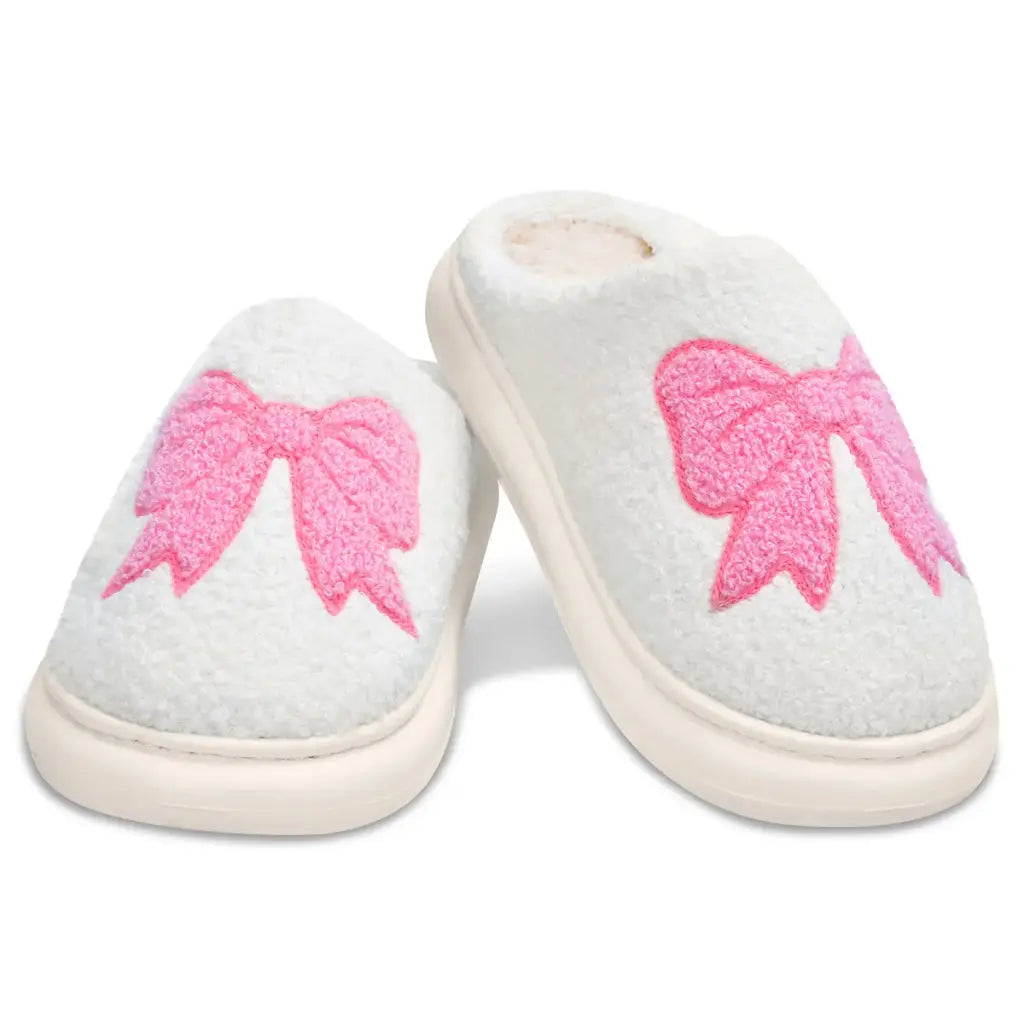 Cozy Bow Slippers