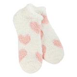 Cozy Rose Heart Lo Sock