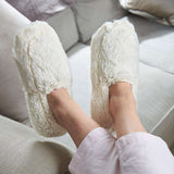 Cream Warmie Slippers