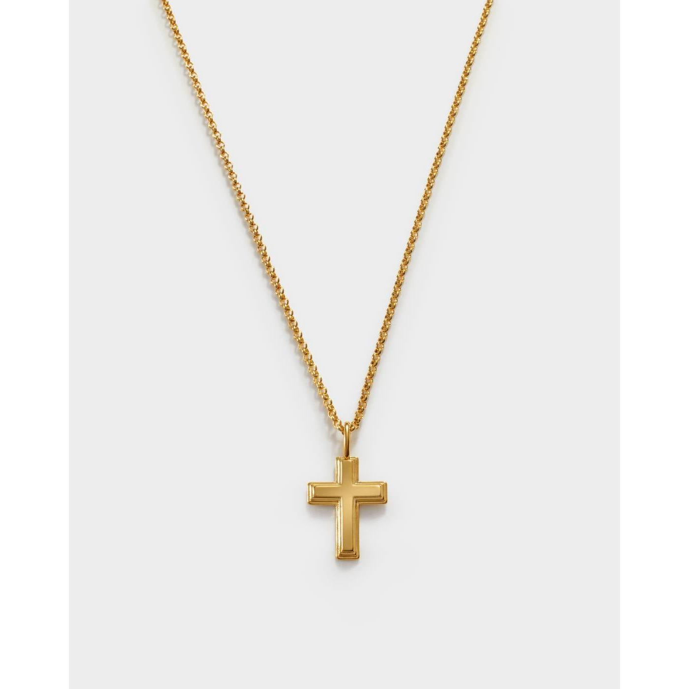 Cross Waterproof Gold Necklace | Gold Coated