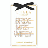 Crystal Hair Pins- Bride