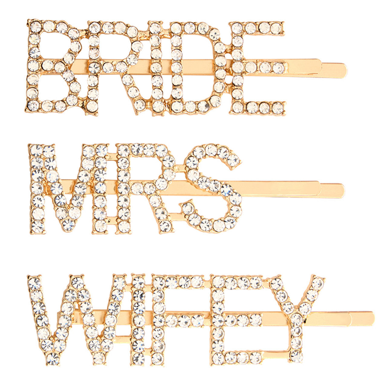 Crystal Hair Pins- Bride