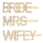 Crystal Hair Pins- Bride