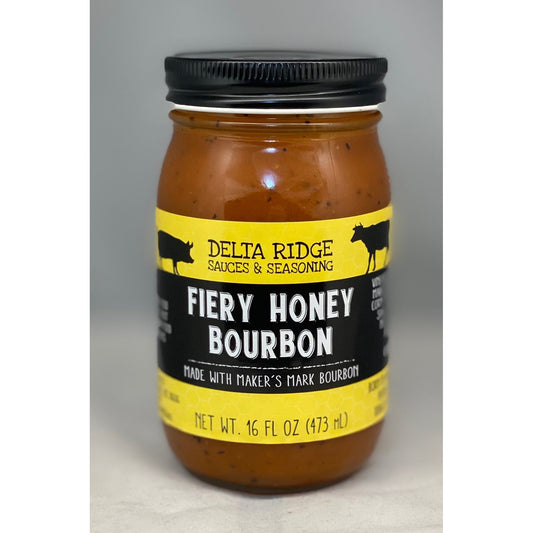Delta Ridge Fiery Honey Bourbon Sauce 16oz