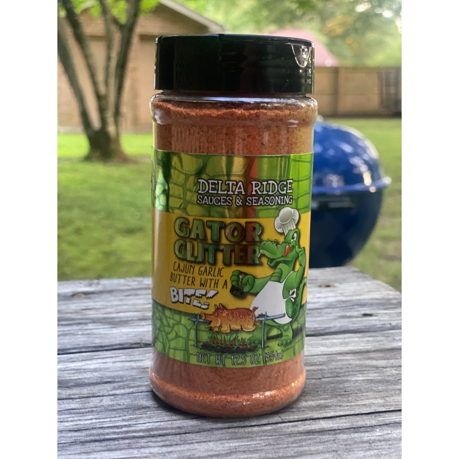 Delta Ridge Glitter Gator Seasoning - 16oz