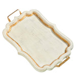 Distressed White Tray