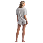 Dream Slouchy Tee Lounge Set Heather Grey