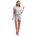 Dream Slouchy Tee Lounge Set Heather Grey