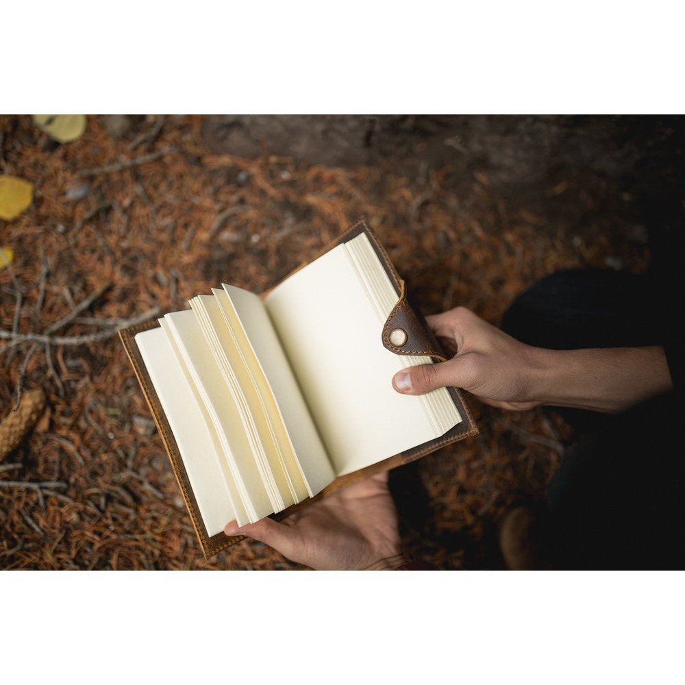 Drifter Leather Journal Dark Walnut