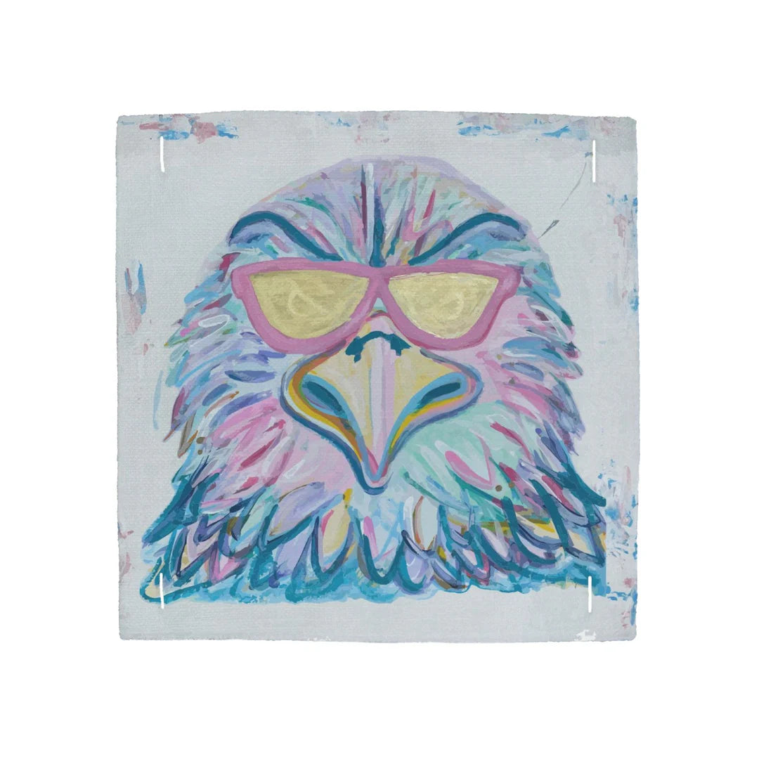 Eagle Mascot Garden Flag