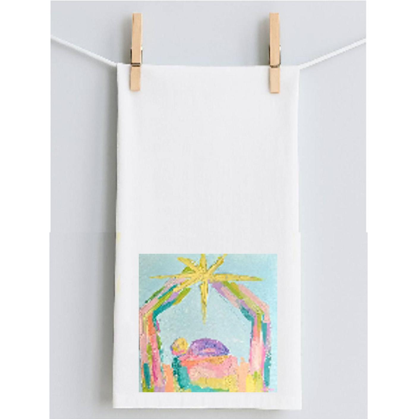 Emma Nativity Tea Towel