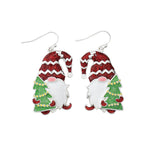 Enamel Holiday Gnome Earrings