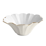 Encanto Avril Large Bowl - Cream & White
