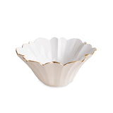 Encanto Avril Medium Bowl - Cream & White