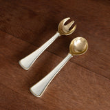 Encanto Soho Salad Servers - Cream