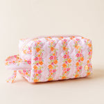 Essentials Quilted Cosmetic Pouch