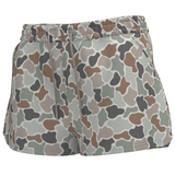 LG Velvet Fleece Shorts - Forest Camo Flora