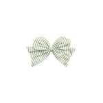 Fabric Bow | Green Stripe