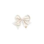 Fabric Bow | Pink Stripe
