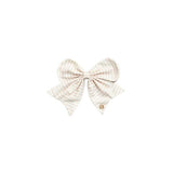 Fabric Bow | Pink Stripe