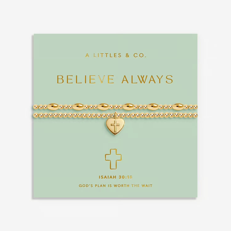 Faith A Little | 'Believe Always' Bracelet