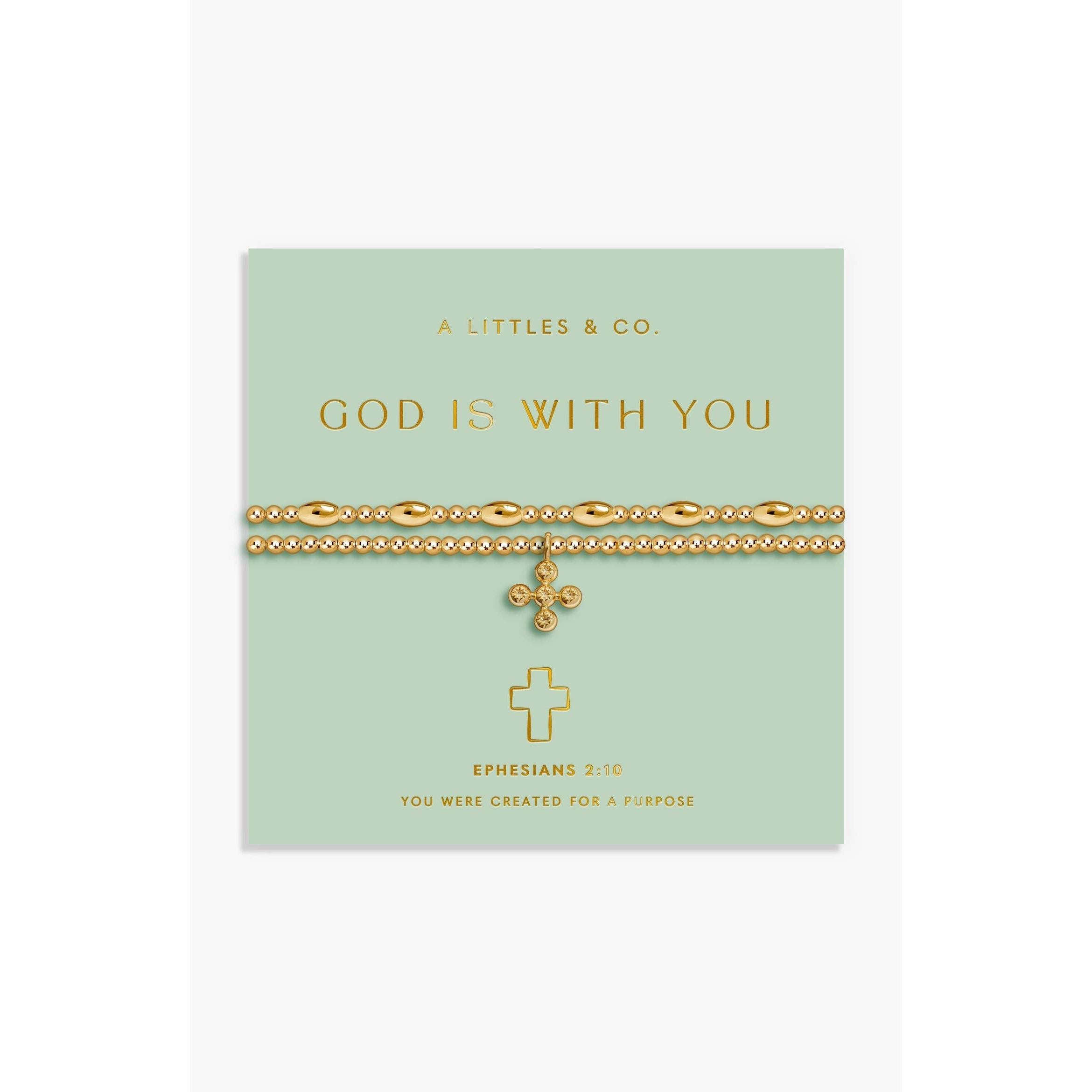 Faith A Little | 'God Is With You' Bracelet