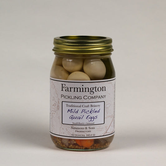 Farmington Mild Pickled Quail Eggs 16oz