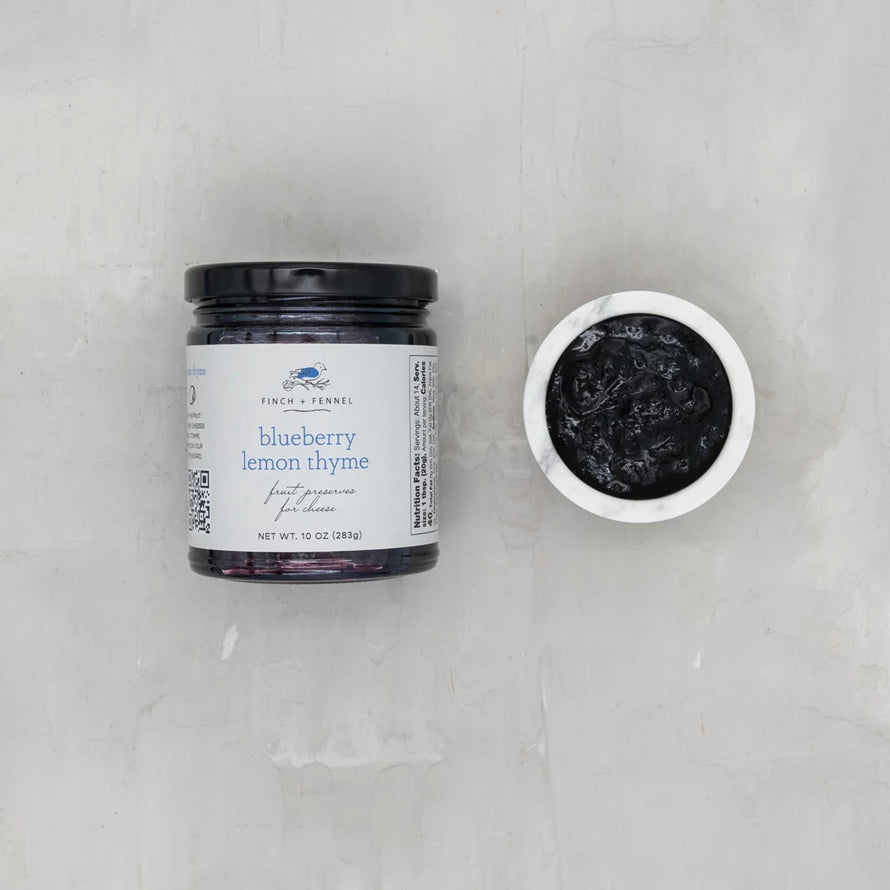 Finch + Fennel Blueberry Lemon Thyme Preserves 10oz.