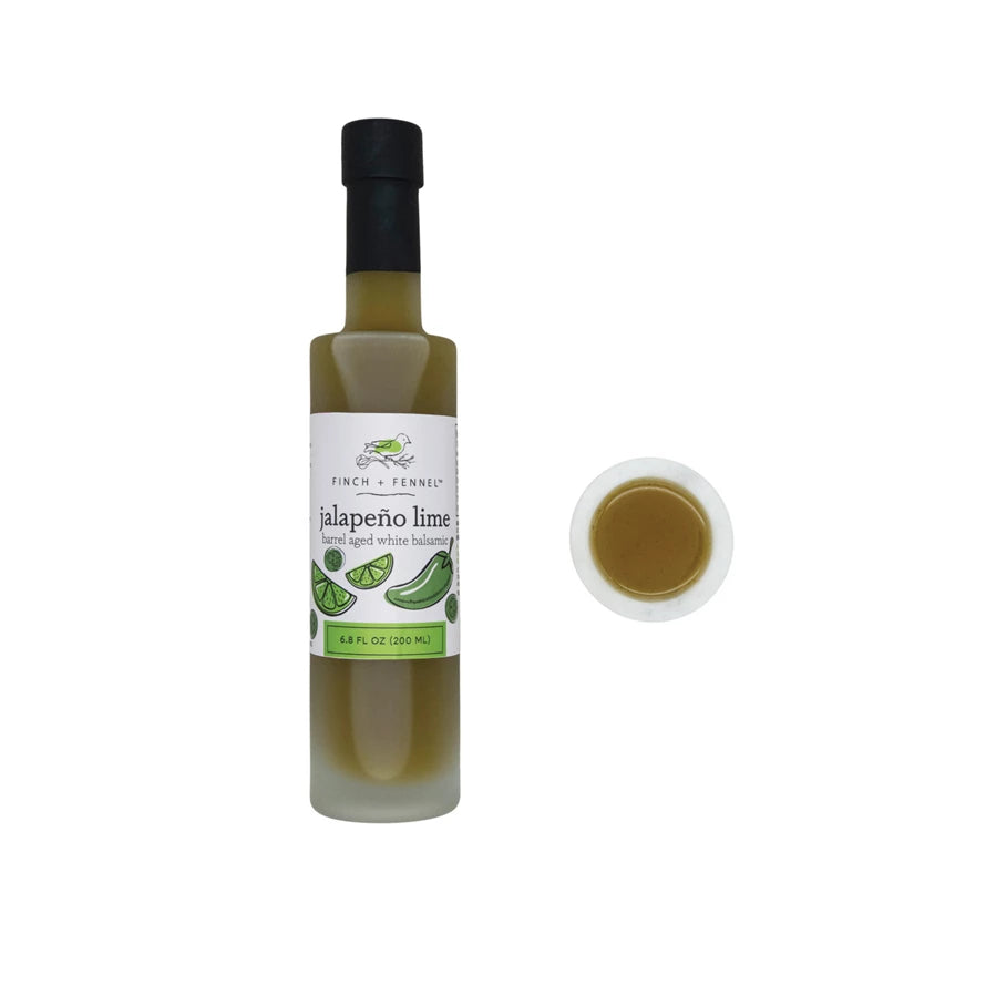 Finch + Fennel Jalapeno Lime White Balsamic Vinegar