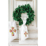 Floral Cross Wreath Sash