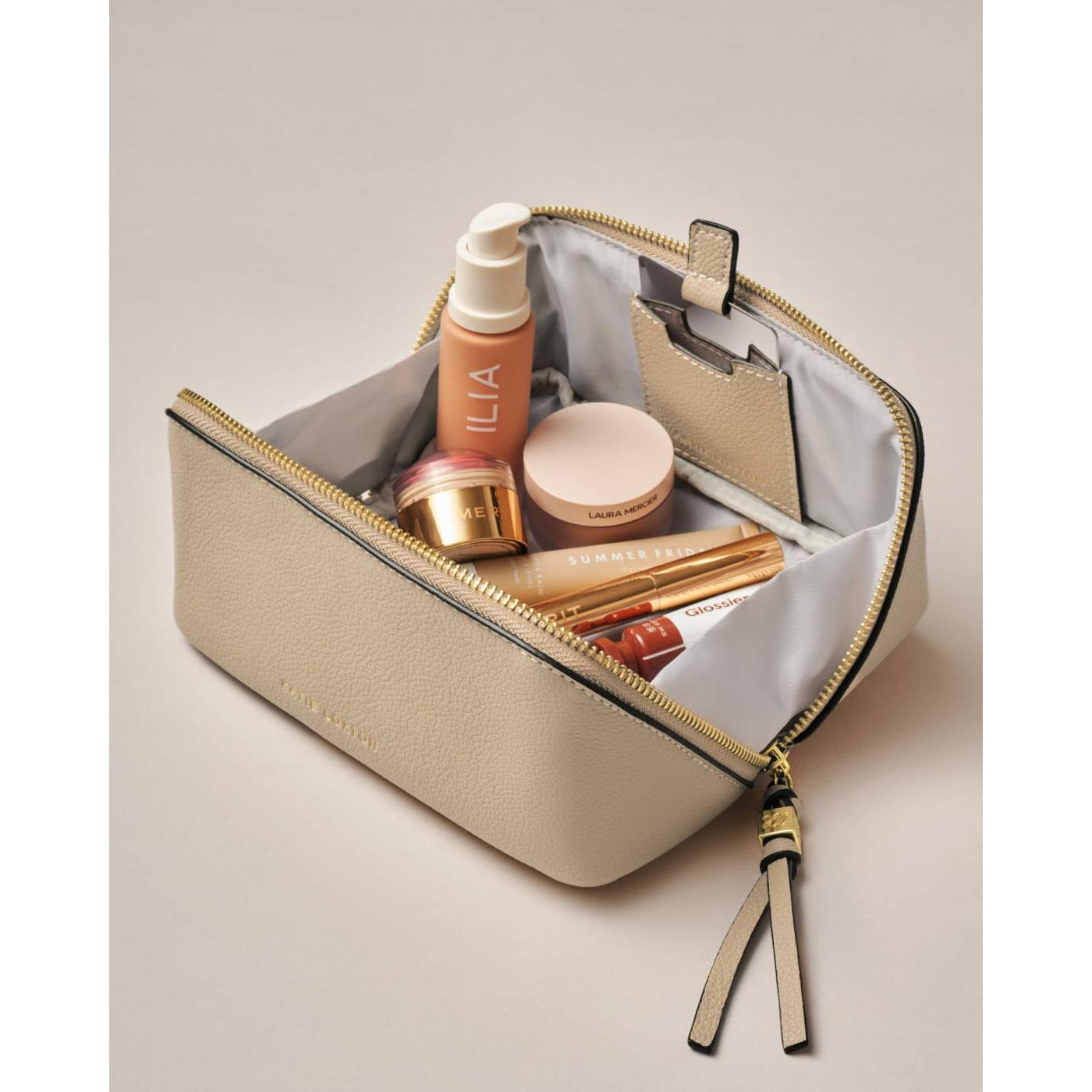 Fold-Out Mirror Make Up Bag