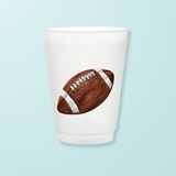 Football Frosted Cups