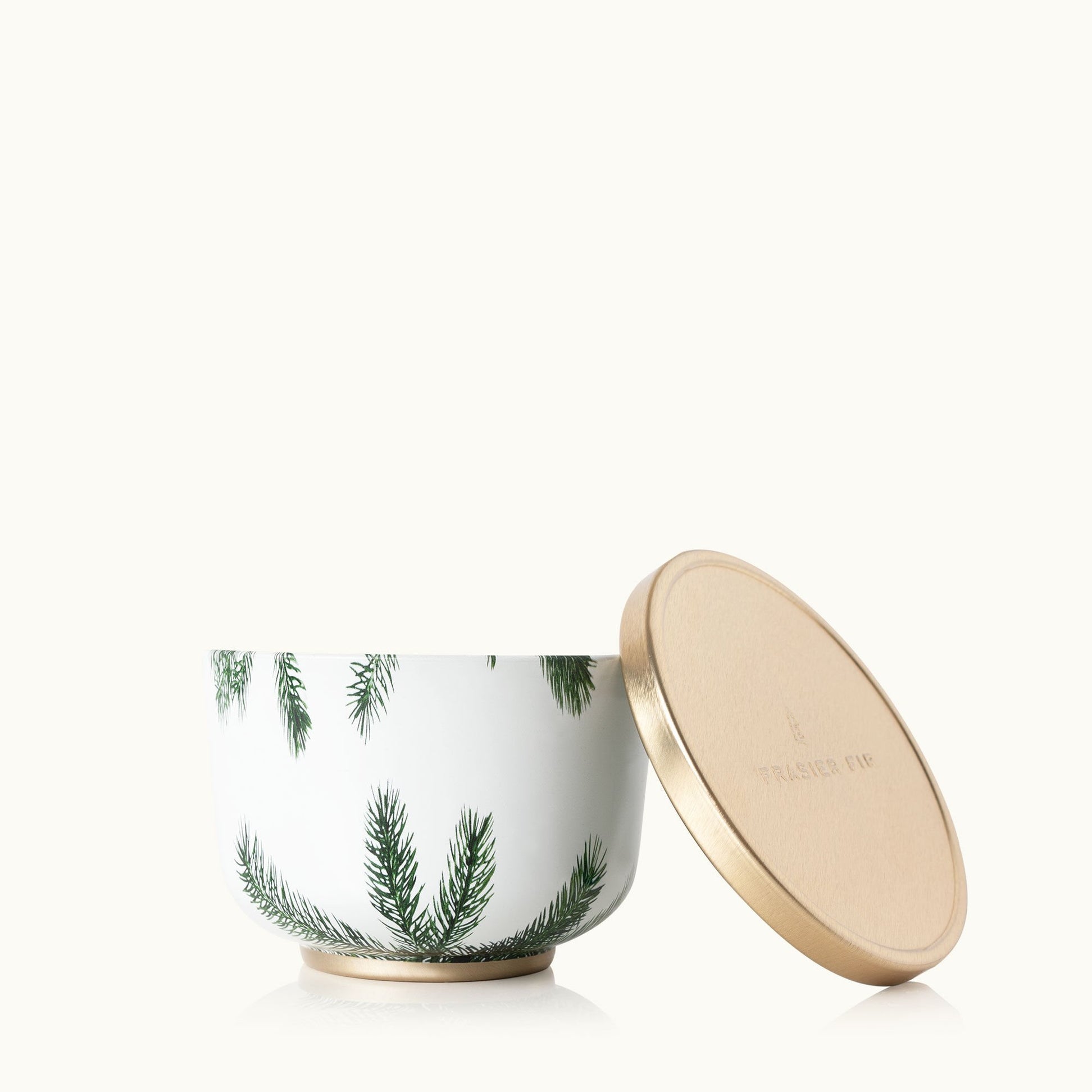 Frasier Fir Poured Candle Tin - Gold Lid