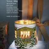 White Christmas Candle