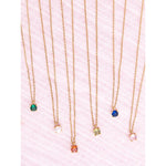 Girl Birthstone Necklace