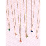 Girl Birthstone Necklace