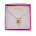 Girls Gold Charm Necklace