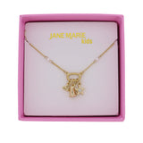 Girls Gold Charm Necklace