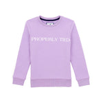 Girls Laurel Crew Sweatshirt - Lilac
