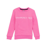 Girls Laurel Crew Sweatshirt - Pink