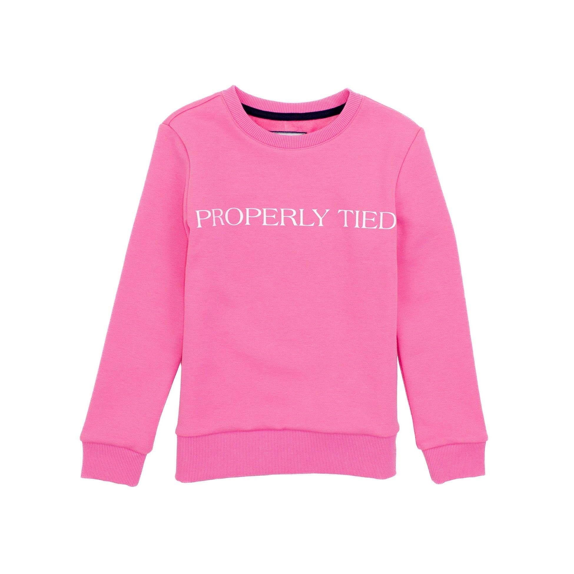 Girls Laurel Crew Sweatshirt - Pink