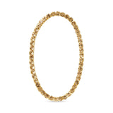 Gold CZ Amber Stretch Tennis Bracelet - 52470